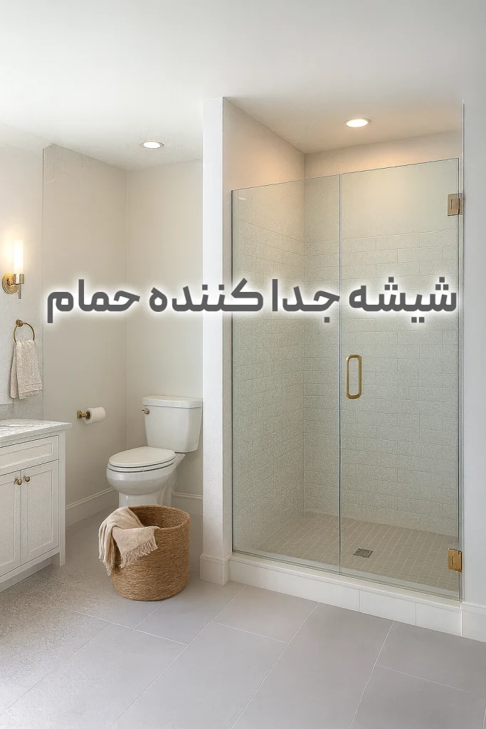نصب کابین دوش شیشه‌ای با یراق استیل ضدزنگ در شیراز