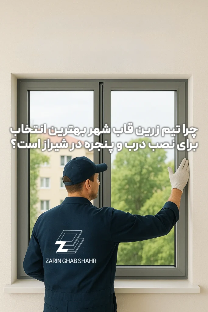 چرا تیم زرین قاب شهر بهترین انتخاب برای نصب درب و پنجره هست