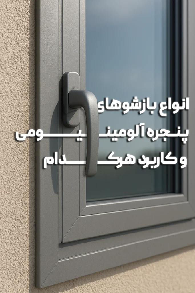 انواع بازشوهای پنجره آلومینیومی و کاربرد هرکدام